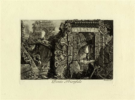 Giovanni Battista  Piranesi, Ponte trionfale. 1757 [1761].