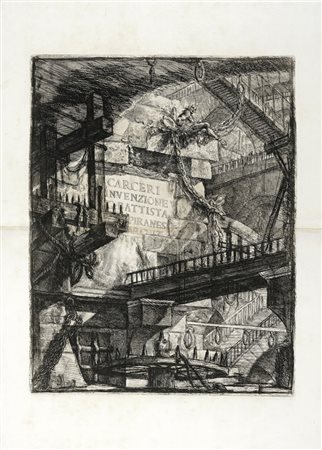 Giovanni Battista  Piranesi, Carceri d'invenzione. II edizione, prima uscita 1761.