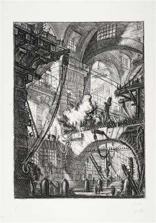 Giovanni Battista  Piranesi, Il fuoco fumante. 1749-1750 [VI edizione, tiratura moderna].