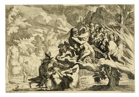 Giovanni Cesare  Testa, Il ratto di Proserpina. 1650-1655 ca.