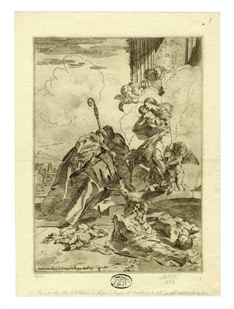 Pietro  Testa, San Rocco e San Nicola invocano la Vergine contro la peste. 1630-1631.