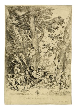 Pietro  Testa, Giochi di putti (Il giardino della Carità). 1631-1632.