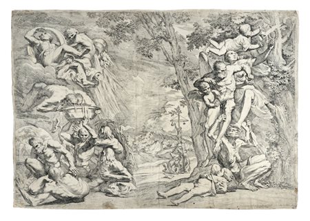 Pietro  Testa, Allegoria dell'Inverno. 1644.