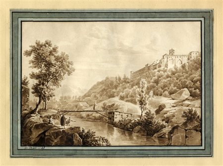 Giuseppe Bisi, Paesaggio. 1828.