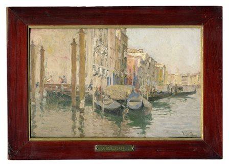 Vincenzo Caprile, Gondole veneziane.