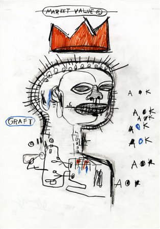 Jean-Michel Basquiat, Untitled (Graft). 1981.