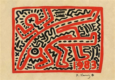 Keith Haring, Untitled. 1983.