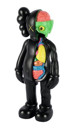 Kaws [pseud. di Donnelly Brian], Original Fake Companion (Black). 2006.