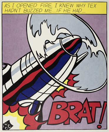 Roy Lichtenstein, As I opened the fire (Trittico).