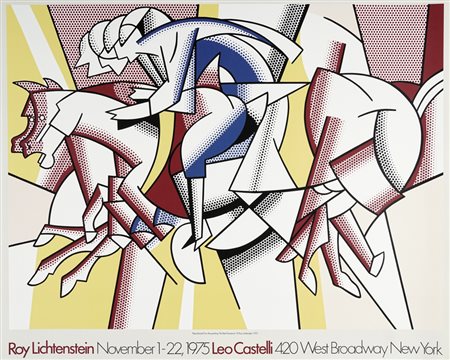 Roy Lichtenstein [da], Manifesto della Mostra di Roy Lichtenstein alla Galleria di Leo Castelli, New York. 1975.