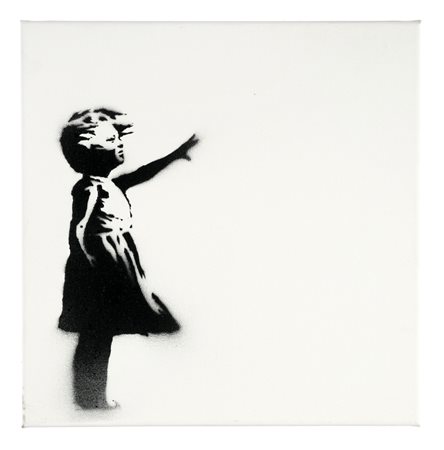 Banksy, Dismaland. The Balloon Girl. 2015.