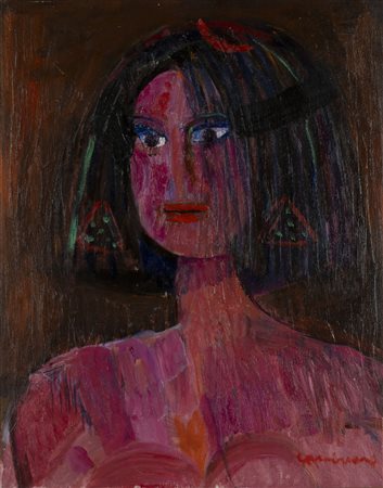 Bruno Cassinari (Piacenza 1912-Milano 1992)  - Elisabetta, 1984