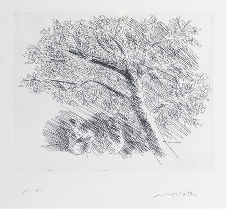 ENNIO MORLOTTI<BR>Lecco 1910 - 1992 Milano<BR>"Albero"