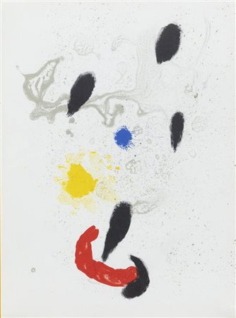 JOAN MIRO'<BR>Barcellona (Spagna) 1893 - 1983 Palma (Spagna)<BR>"Danse barbare I" 1963