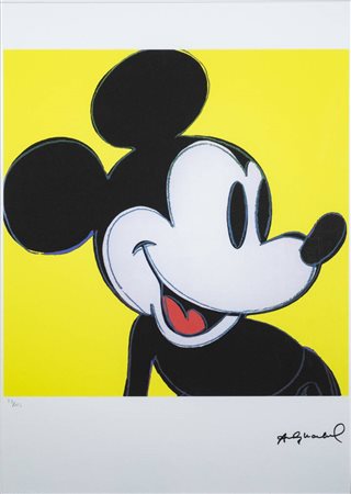 ANDY WARHOL<BR>Pittsburgh (USA) 1927 - 1987 New York (USA)<BR>"Mickey mouse"