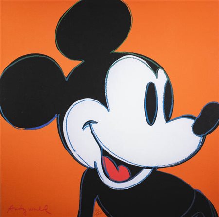 ANDY WARHOL<BR>Pittsburgh (USA) 1927 - 1987 New York (USA)<BR>"Mickey mouse"