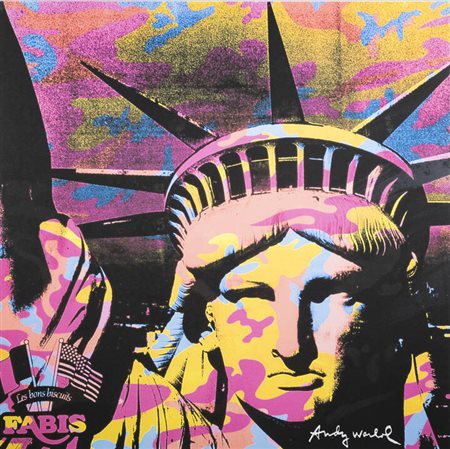 ANDY WARHOL<BR>Pittsburgh (USA) 1927 - 1987 New York (USA)<BR>"Statua della libertà"