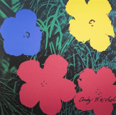 ANDY WARHOL<BR>Pittsburgh (USA) 1927 - 1987 New York (USA)<BR>"Flowers"