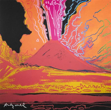 ANDY WARHOL<BR>Pittsburgh (USA) 1927 - 1987 New York (USA)<BR>"Il Vesuvio"