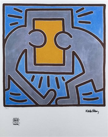 KEITH HARING<BR>Reading (USA) 1958 –1990 New York (USA)<BR>"Senza titolo"