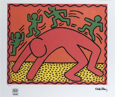 KEITH HARING<BR>Reading (USA) 1958 –1990 New York (USA)<BR>"Senza titolo"