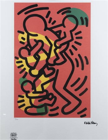 KEITH HARING<BR>Reading (USA) 1958 –1990 New York (USA)<BR>"Senza titolo"