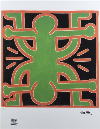 KEITH HARING<BR>Reading (USA) 1958 –1990 New York (USA)<BR>"Senza titolo"