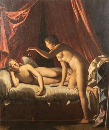 GIOVANNI VENANZI (Pesaro 1627 - 1705) "Storie di Amore e Psiche: Psiche...