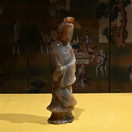 Scultura in agata, Cina fine del XIX secolo