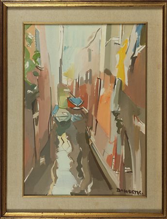 Gianpaolo Domestici (1924-1999) Senza titolo Olio su tela cm 70x50 Firma in...