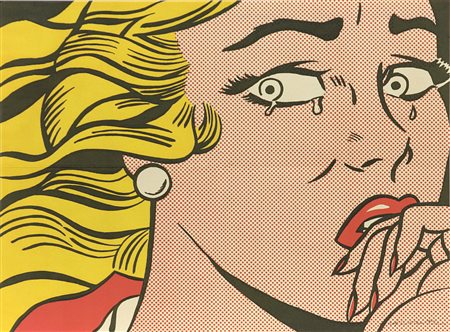 Roy Lichtenstein (1923-1997) Crying Girl (Invito Leo Castelli), 1963 Invito...