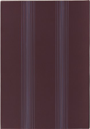 Gianni Pellegrini (1953) Linee, 1978 Tecnica mista su tela cm 49x34 Firma sul...