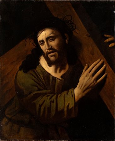 Artista spagnolo, XVII secolo () Cristo portacroce