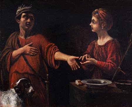 artista caravaggesco centro-italiano, prima metà XVII secolo () La buona ventura