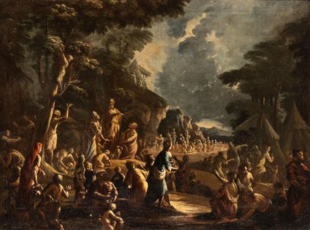 Micco Spadaro Domenico Gargiulo (attribuito a) (Napoli 1609-Napoli 1675) Mosè...