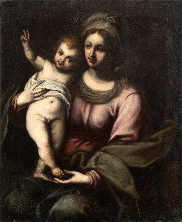 Giovanni Venanzi (Pesaro 1627-Pesaro 1705) Madonna con il Bambino