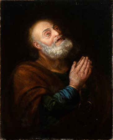 Jan Lievens (seguace di) (Leida 1607-Amsterdam 1674) San Pietro