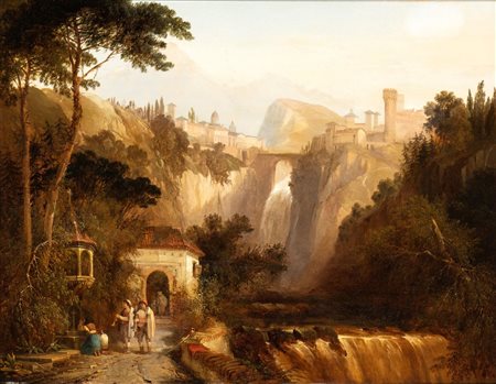 George Clarkson Stanfield (attribuito a) (Londra 1828-Londra 1878) Paesaggio...