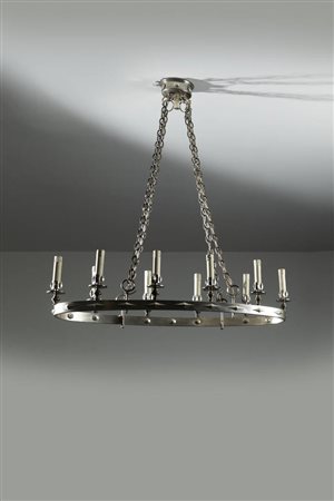 LUMI - MILANO<BR>Lampadario a dieci luci