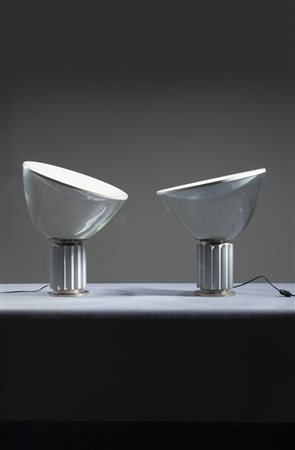 ACHILLE E PIER GIACOMO CASTIGLIONI<BR>Coppia di lampade mod. Taccia