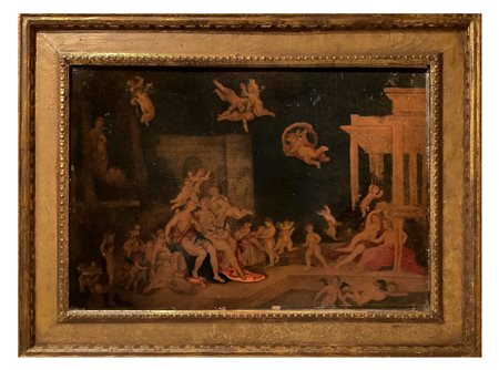 Pittore nordico del XVIII secolo - Toilette di Venere