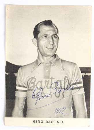  
Ciclismo, Italia, cartolina autografa Bartali 1952
carta 