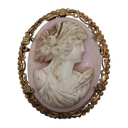 Cammeo raffigurante volto di donna - Cameo depicting a woman's face