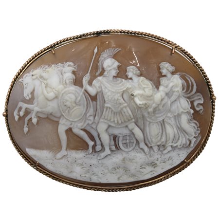 Grande spilla con cammeo - Large cameo brooch