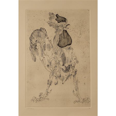 Gino Morici (1901/1972) "Il gallo" - "The rooster"