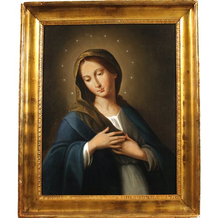 Scuola siciliana inizi secolo XIX "Madonna" - Sicilian school early 19th century "Madonna"