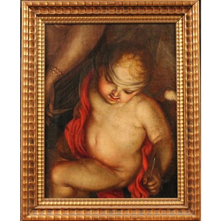 Scuola italiana del secolo XVIII "Figura di putto" - 18th century Italian school "Putto figure"