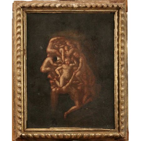 Scuola di Arcimboldo "Profilo maschile" - Arcimboldo School "Male Profile"