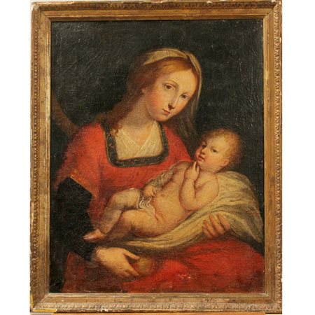 Giovanni Patricolo ( 1789/1864) (attr.) "Madonna con bambino" - "Madonna with child"