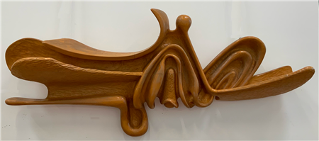 Renzo Bighetti * Scultura in legno. (lievi difetti)